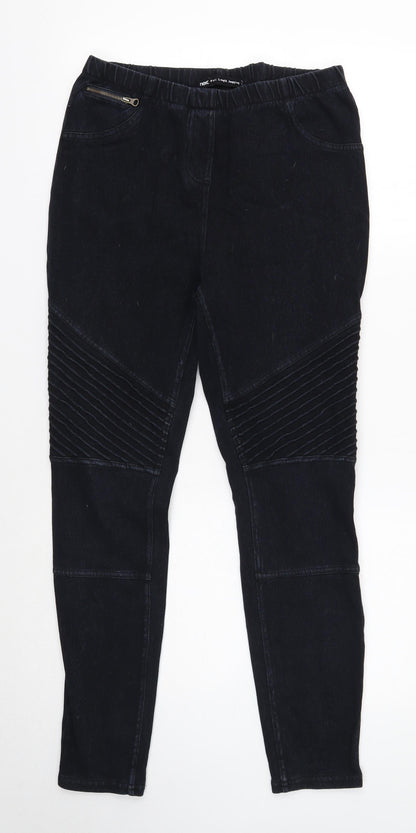 NEXT Womens Blue Cotton Skinny Jeans Size 12 Regular