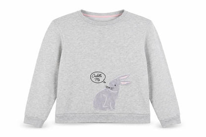 Debenhams Womens Grey Cotton Pullover Sweatshirt Size 14 Pullover - Cuddle me