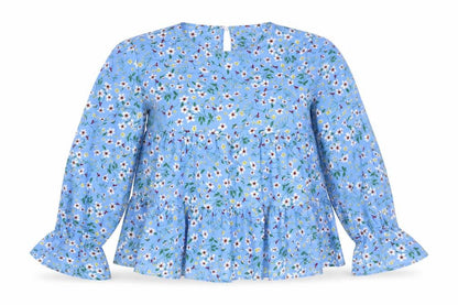 Womens UK Size 10 AX Paris Blue Basic Blouse