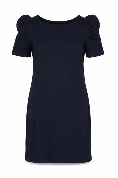 Marks and Spencer Womens Blue Viscose A-Line Size 12 Boat Neck Pullover