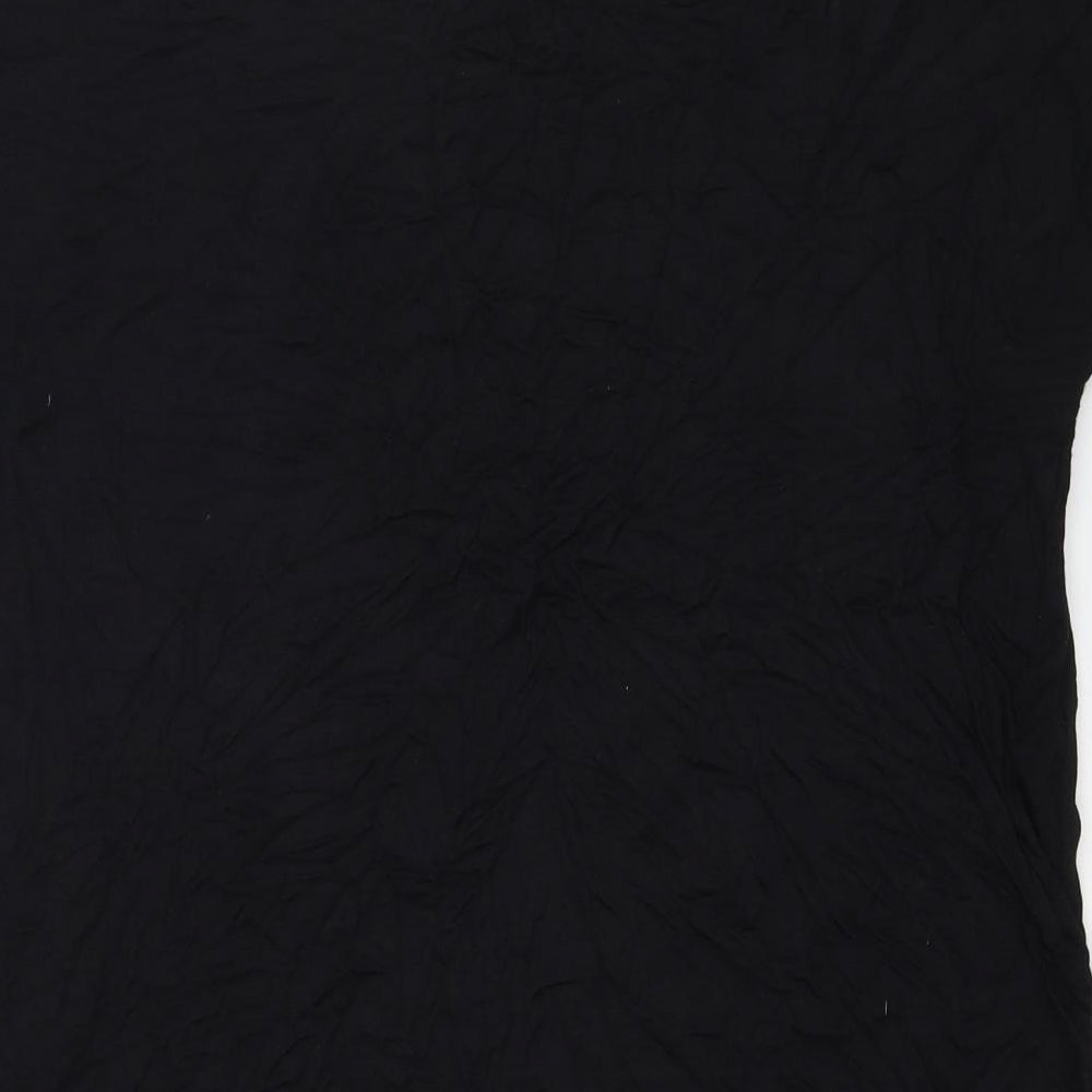 Womens UK Size M Klass Black Basic T-Shirt
