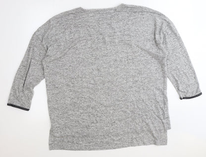 Womens UK Size M Zara Grey Pullover Jumper