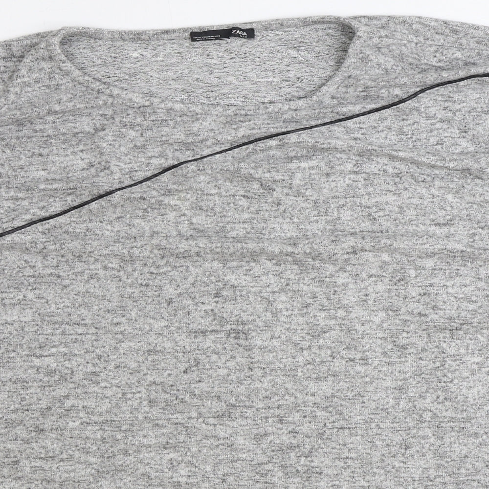 Womens UK Size M Zara Grey Pullover Jumper