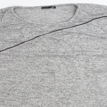 Womens UK Size M Zara Grey Pullover Jumper