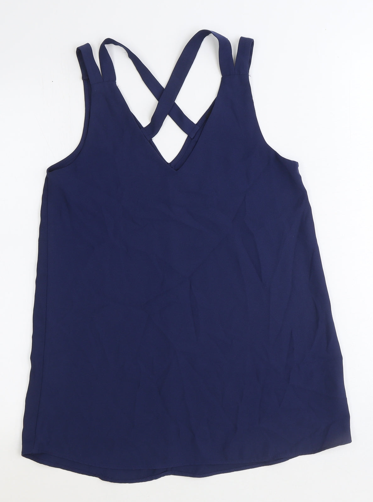 Womens UK Size 6 River Island Blue Basic Blouse