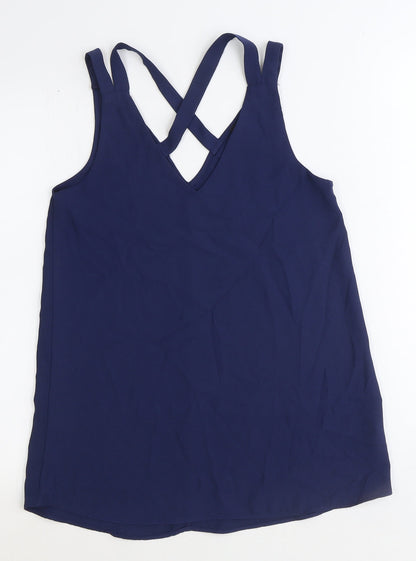 Womens UK Size 6 River Island Blue Basic Blouse