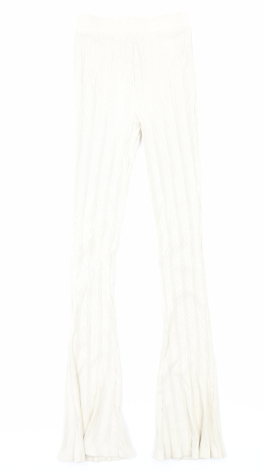 Womens UK Size S Zara Regular Fit  Beige Trousers