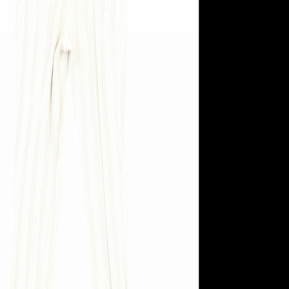 Womens UK Size S Zara Regular Fit  Beige Trousers