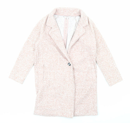 Womens UK Size 8 NEXT Pink Overcoat