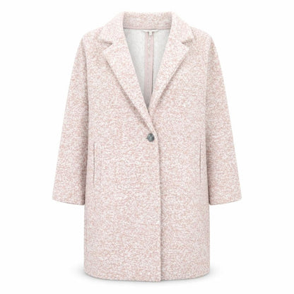 Next Womens Pink Overcoat Coat Size 8 Button