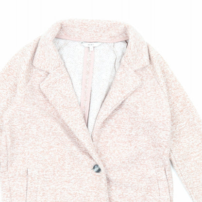 Womens UK Size 8 NEXT Pink Overcoat