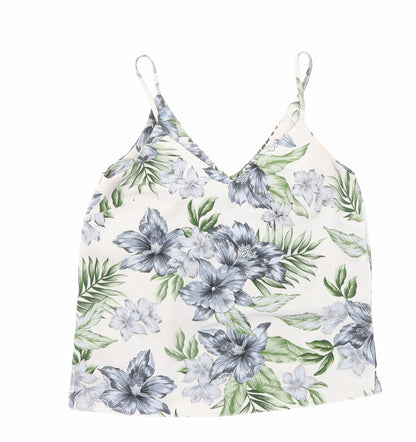 Womens UK Size 10 New Look Multicoloured Basic Tank
