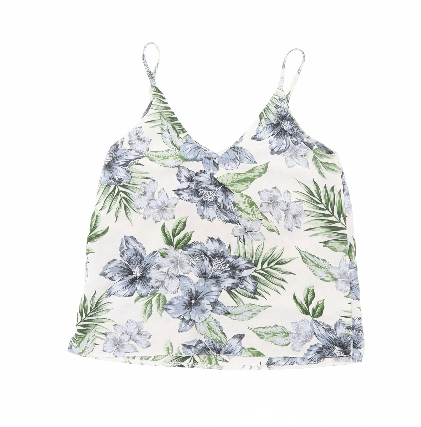 Womens UK Size 10 New Look Multicoloured Basic Tank