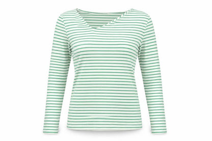 Womens UK Size XS Warehouse Green Basic T-Shirt
