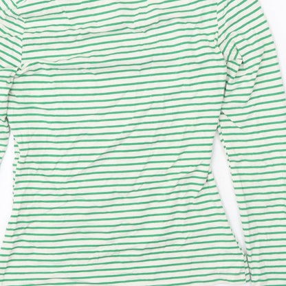 Womens UK Size XS Warehouse Green Basic T-Shirt