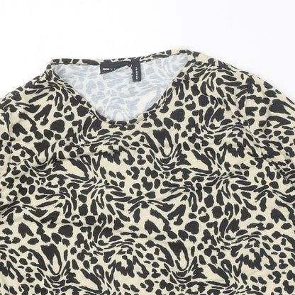 Womens UK Size 10 ASOS Black Basic T-Shirt