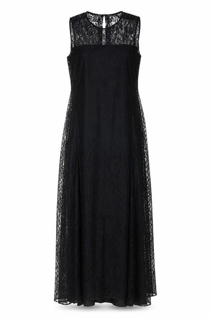 Young Mayfair Womens Black Polyester Maxi Size 8 Round Neck Zip