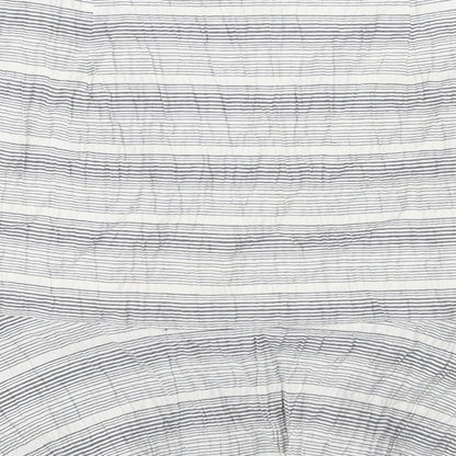 TU Womens Grey Striped Cotton Trumpet Skirt Size 12 Zip