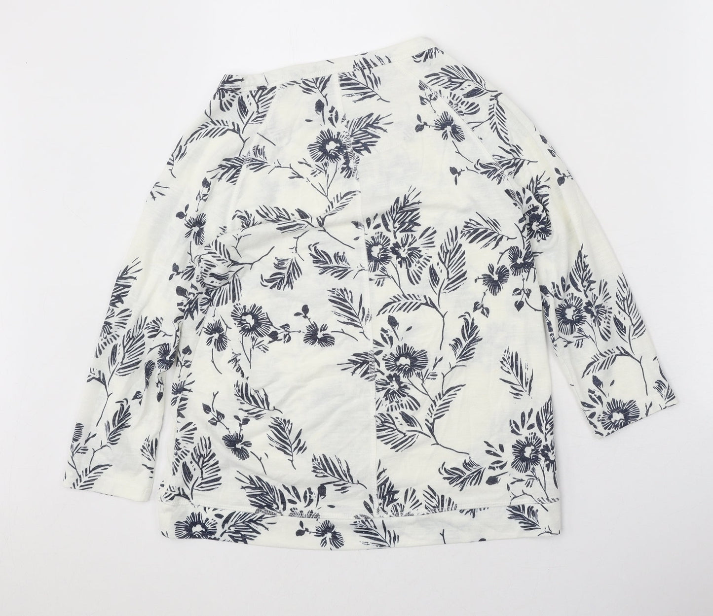 Womens UK Size 8 Marks and Spencer White Basic Blouse