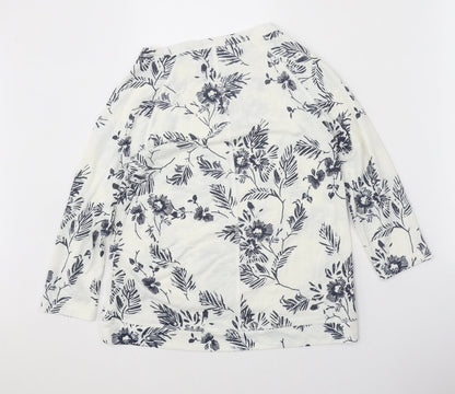 Womens UK Size 8 Marks and Spencer White Basic Blouse