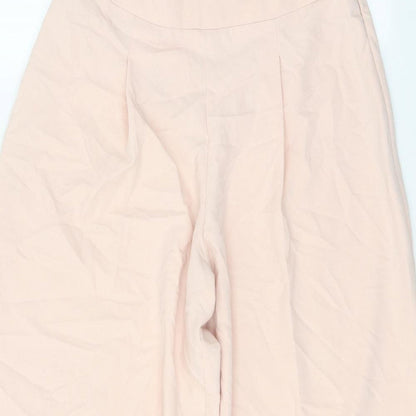 Atmosphere Womens Pink Polyester Trousers Size 10 Regular Zip