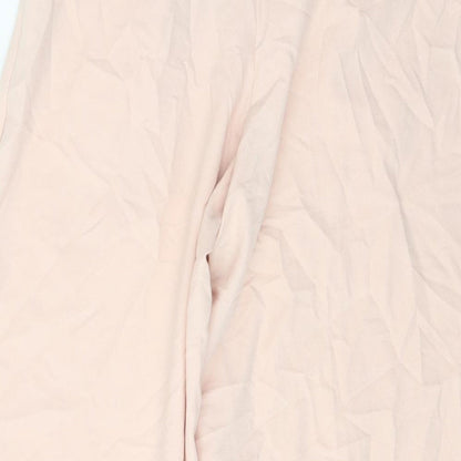 Atmosphere Womens Pink Polyester Trousers Size 10 Regular Zip