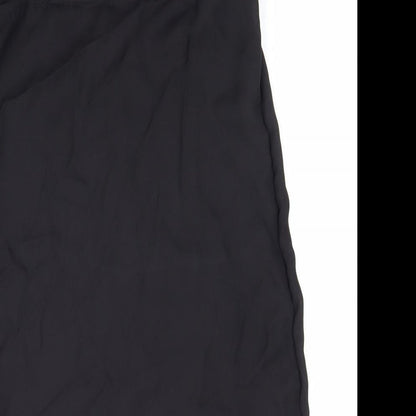 Womens UK Size 10 Preworn Black Basic Tank
