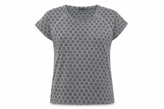 Womens UK Size 10 New Look Grey Basic T-Shirt