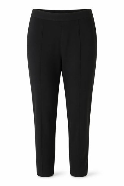 Olive + Oak Womens Black Viscose Jogger Trousers Size M Regular