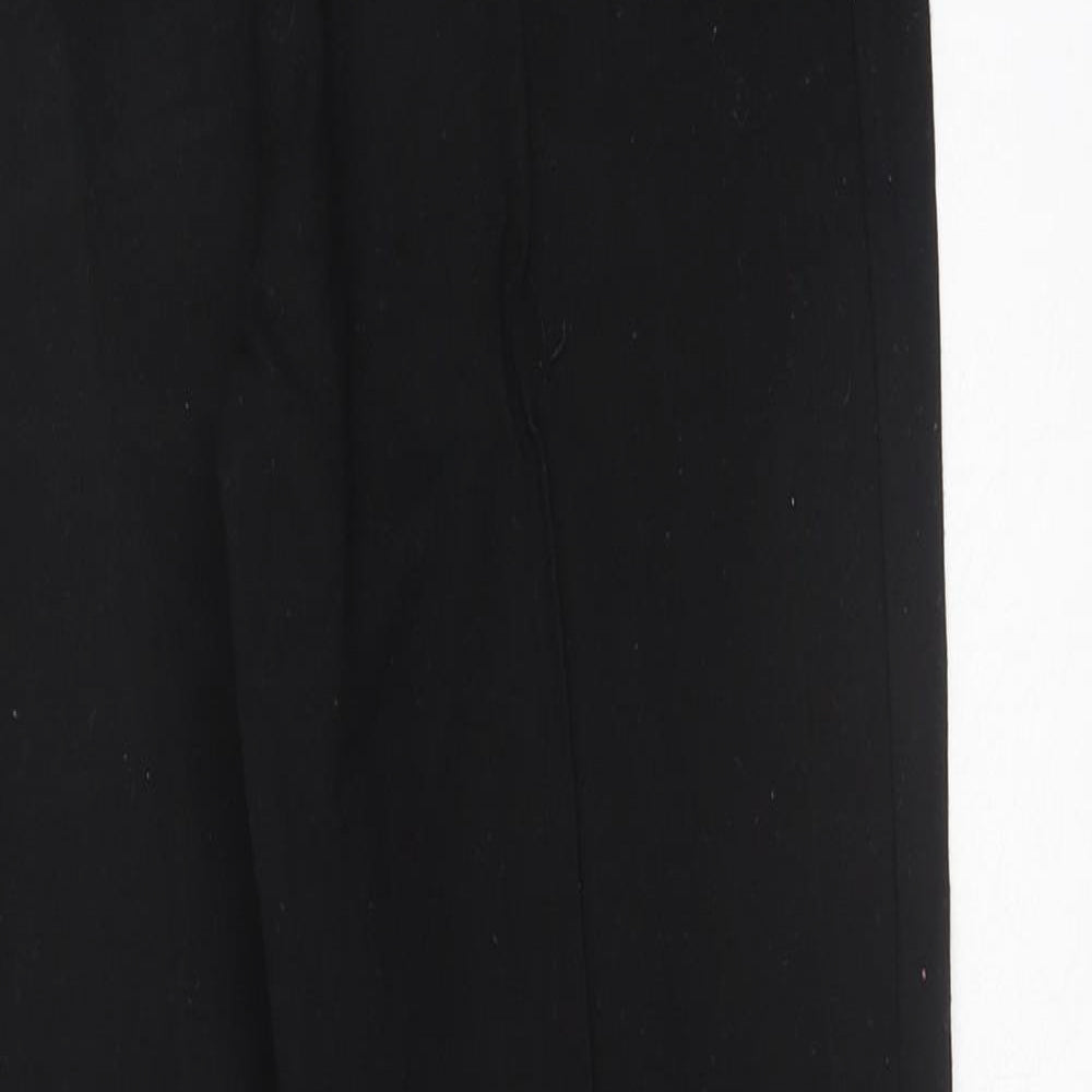 Olive + Oak Womens Black Viscose Jogger Trousers Size M Regular