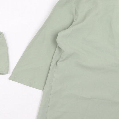 SheIn Womens Green Polyester Jacket Blazer Size M - Top Included