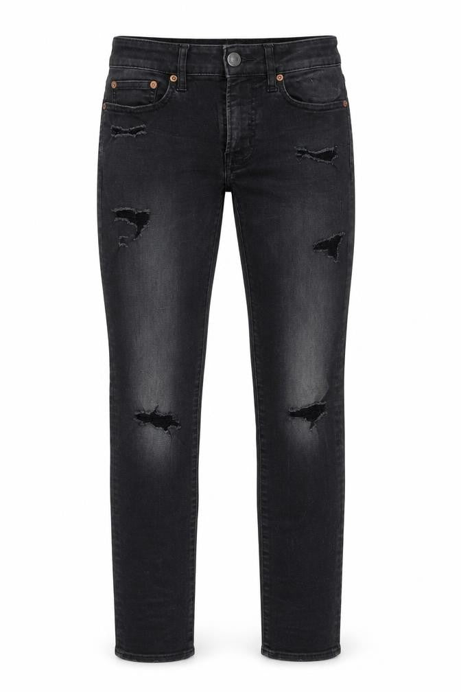 Mens UK Size 28 in American Eagle Outfitters Regular Fit Skinny Black Jeans