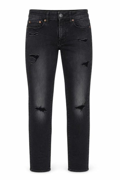 Mens UK Size 28 in American Eagle Outfitters Regular Fit Skinny Black Jeans