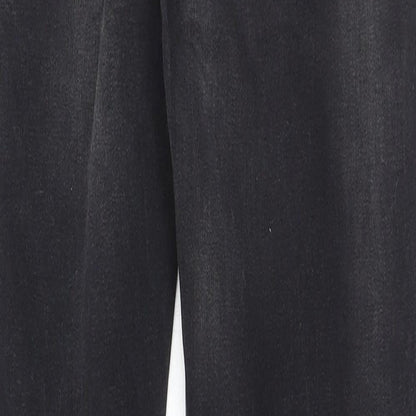 American Eagle Outfitters Mens Black Cotton Skinny Jeans Size 28 in Regular Button