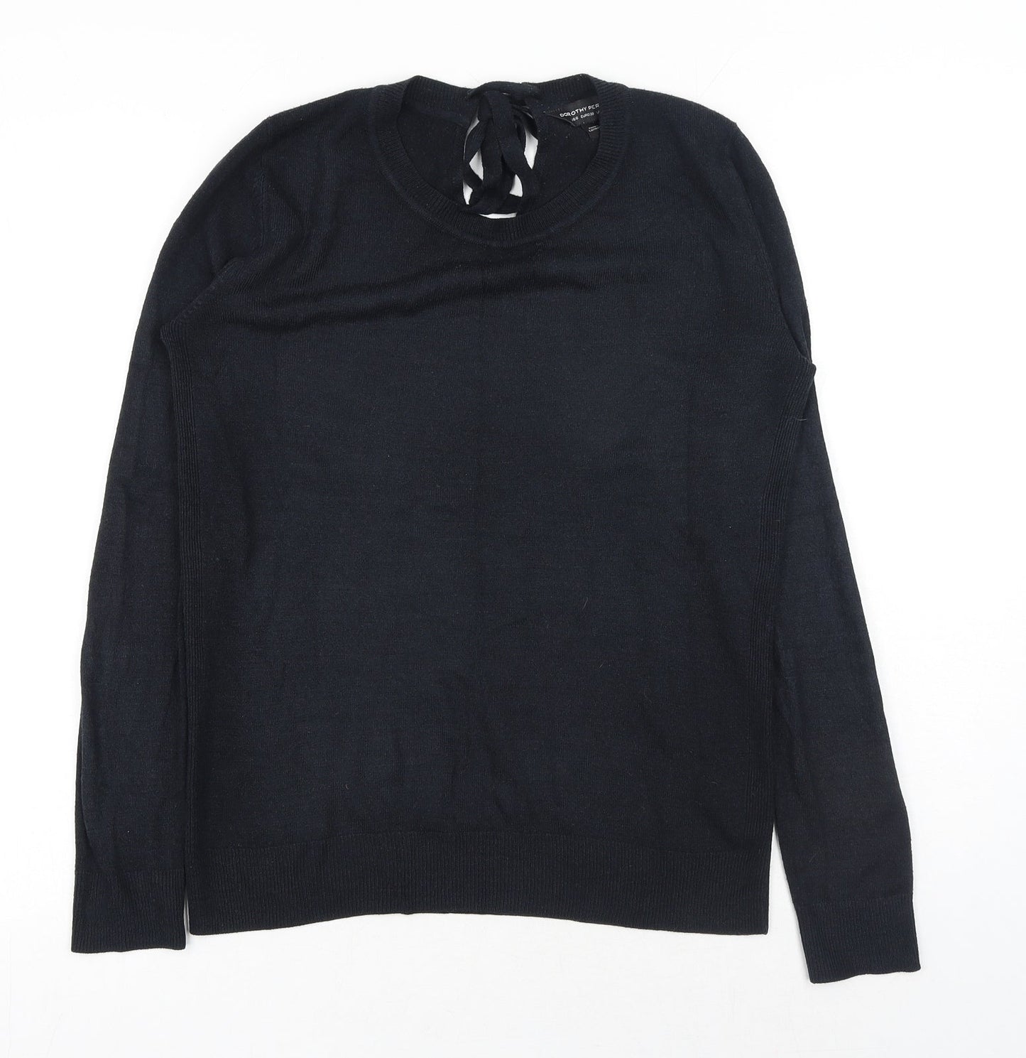 Womens UK Size 10 Dorothy Perkins Black Pullover Jumper