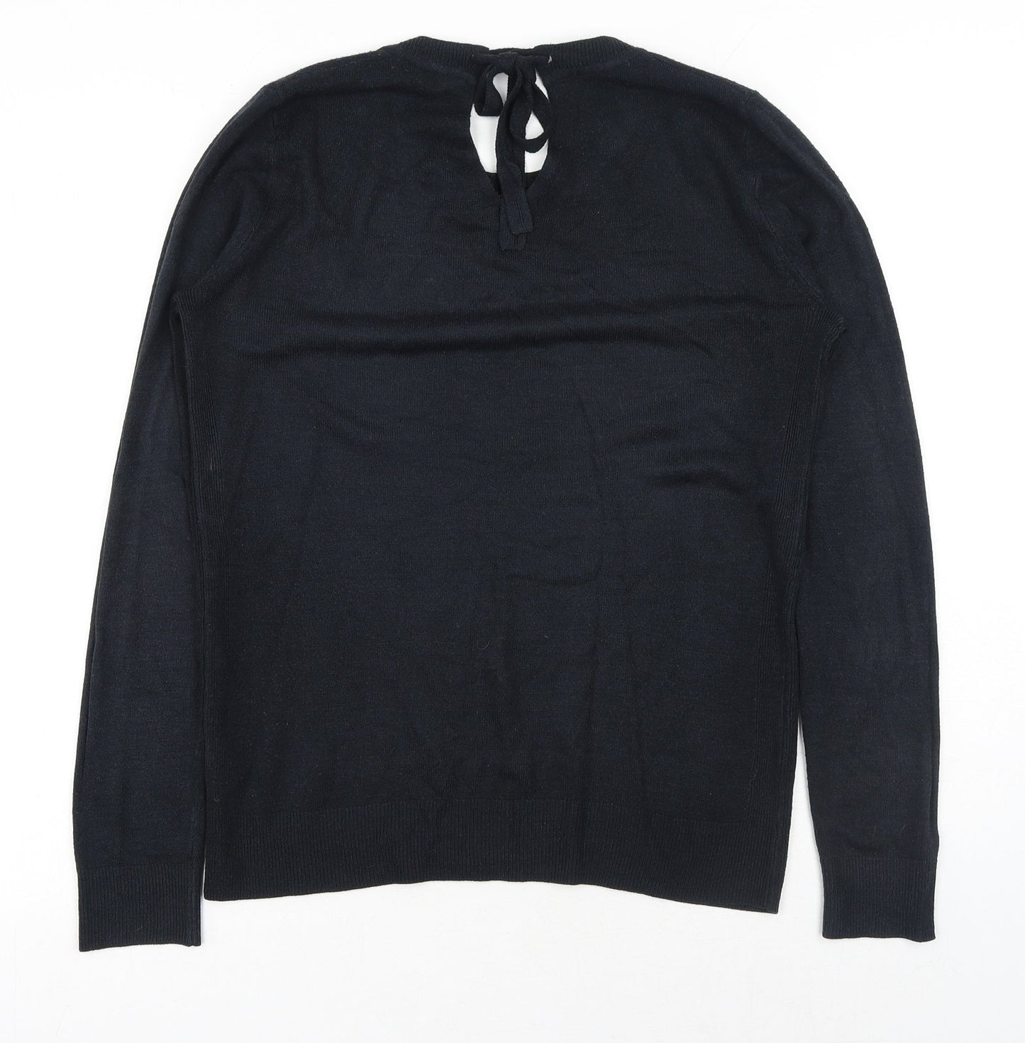 Womens UK Size 10 Dorothy Perkins Black Pullover Jumper