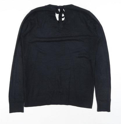 Womens UK Size 10 Dorothy Perkins Black Pullover Jumper