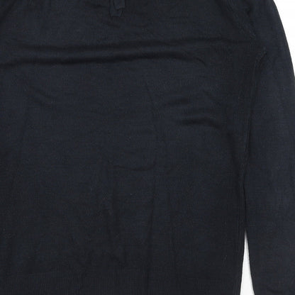 Womens UK Size 10 Dorothy Perkins Black Pullover Jumper