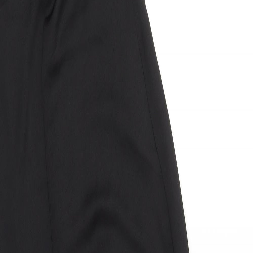 Missguided Womens Black Polyester Jumpsuit One-Piece Size 6 L31 in Zip