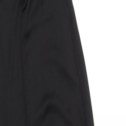 Missguided Womens Black Polyester Jumpsuit One-Piece Size 6 L31 in Zip