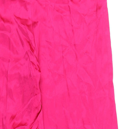 Womens UK Size 34 in Zara Regular Fit  Pink Trousers