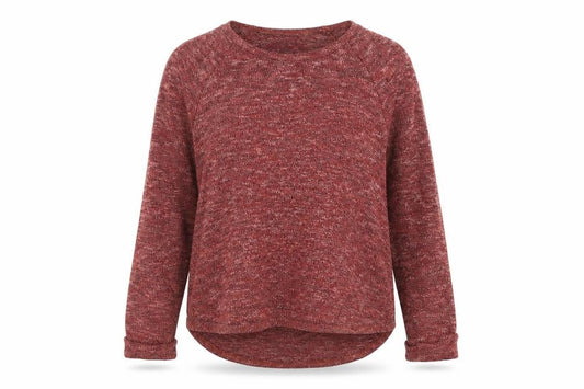 Womens UK Size M Sparkle & Fade Orange Pullover Jumper