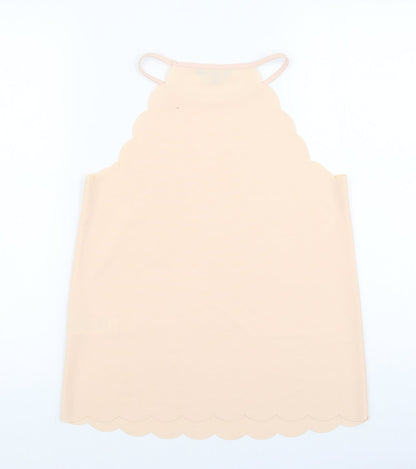Womens UK Size 8 New Look Pink Basic Tank