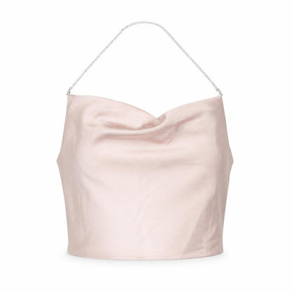 Womens UK Size S SheIn Pink Cropped Tank