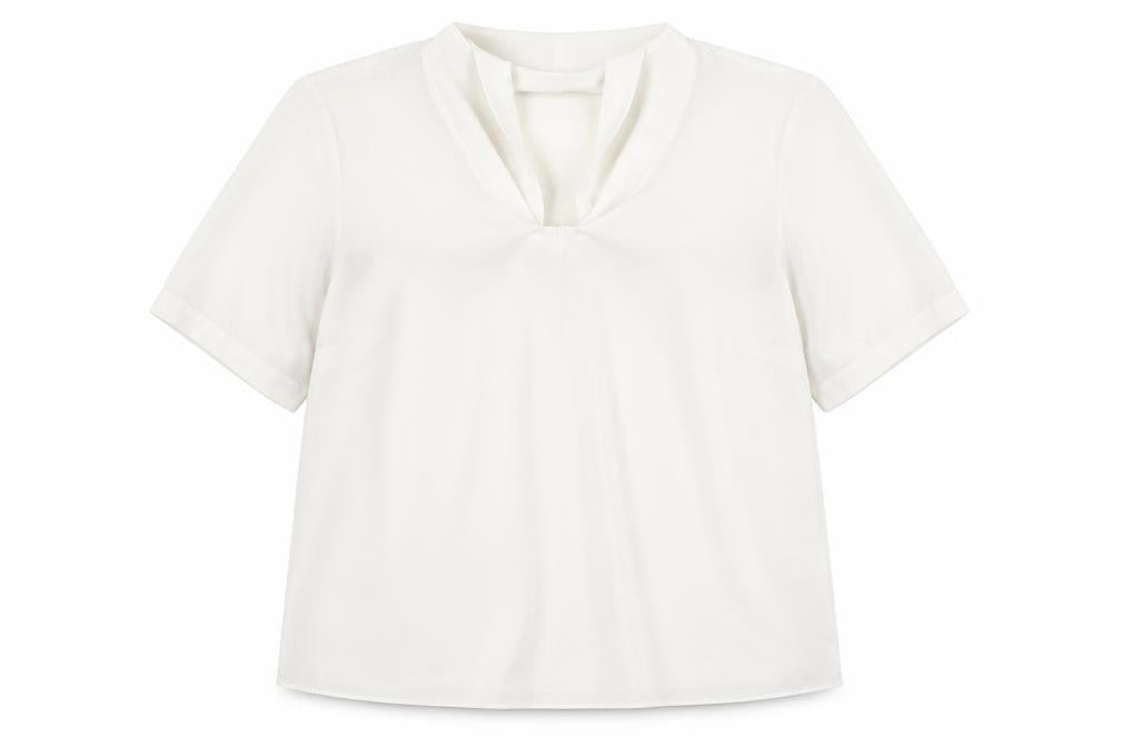 Womens UK Size 16 ERFO White Basic Blouse