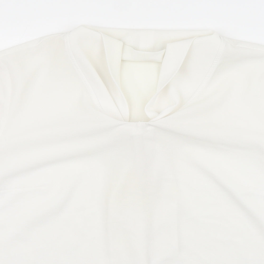 Womens UK Size 16 ERFO White Basic Blouse