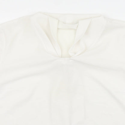 Womens UK Size 16 ERFO White Basic Blouse