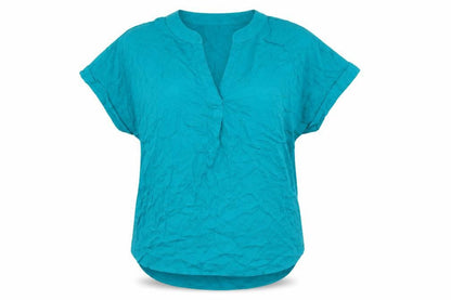 Womens UK Size 8 Matalan Blue Basic Blouse