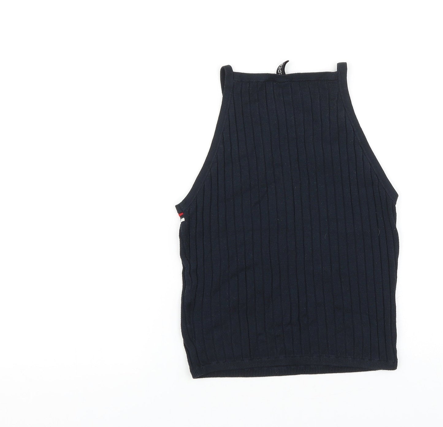 Womens UK Size S H&M Blue Basic Tank