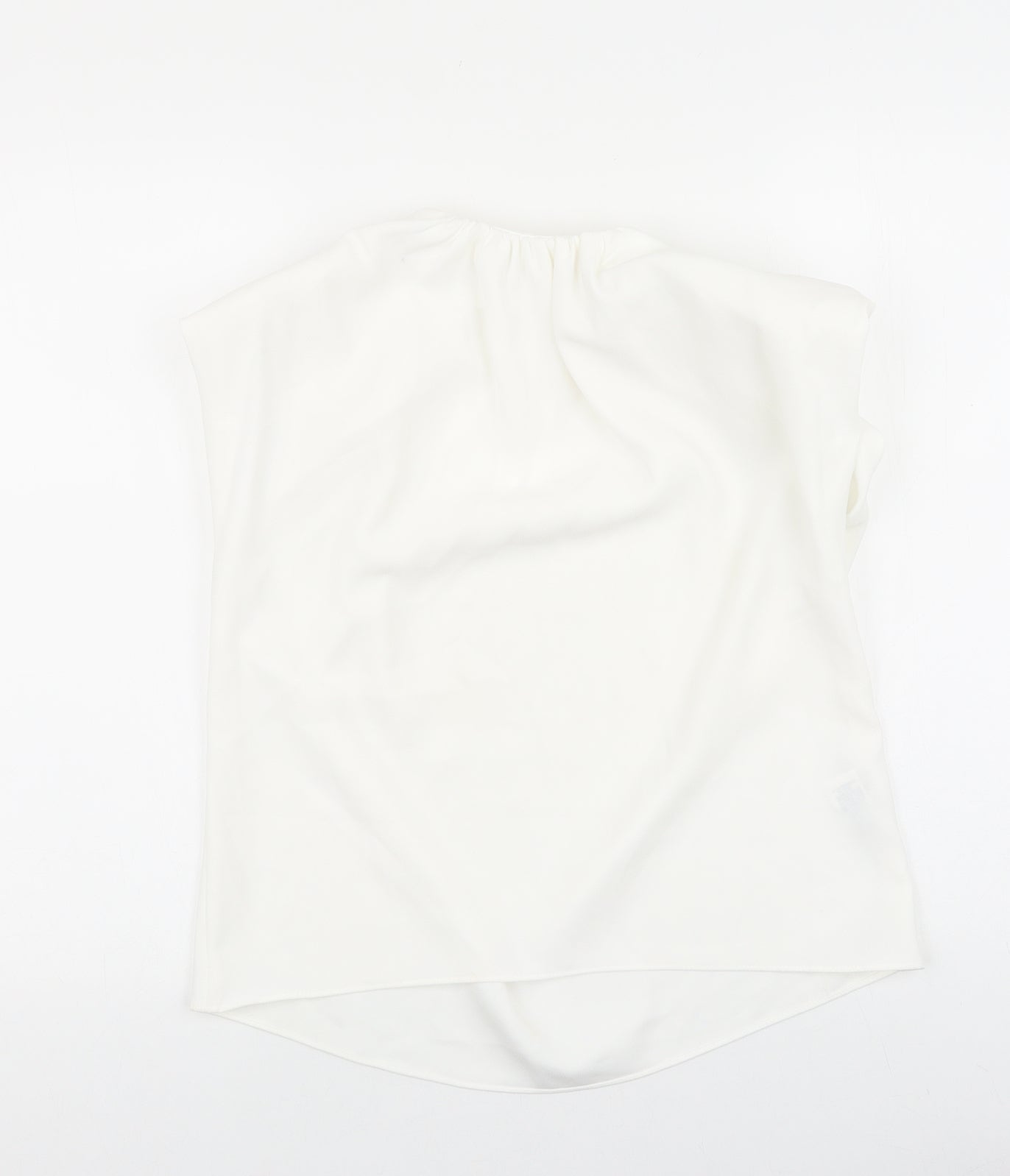 Womens UK Size S Zara White Basic Blouse